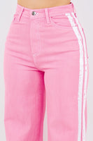 Striped Jean in Pink Made in USA