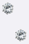 7 MM CZ Stud Earrings