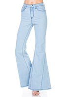 High Waist Denim flare Wide Leg bell bottom jeans