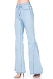 High Waist Denim flare Wide Leg bell bottom jeans