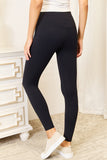 Double Take Wide Waistband Sports Leggings