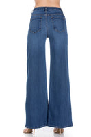 Western Wide leg jeans, baggy denim pants