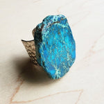 Blue Regalite Chunky Ring