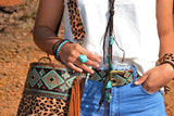 Turquoise Chunk on Cuff Ring