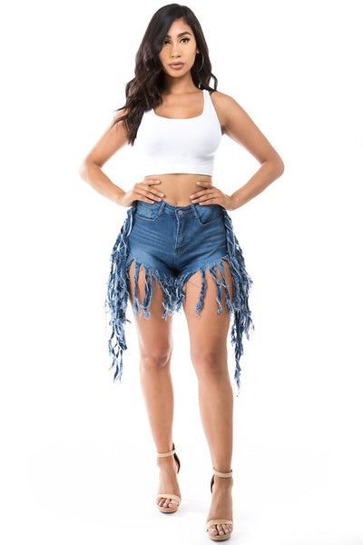 DENIM SHORT