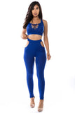 2PC SET CROP TOP WITH PANT