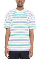 Striped Round Neck Tshirt