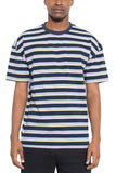 Striped Round Neck Tshirt