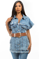 DENIM VEST JACKET