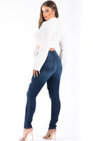 KYLIE SKINNY JEAN IN DARK WASH Made In: USA