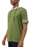 SHORT SLEEVE HOODED SHIRT