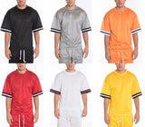 MESH SLEEVE TAPE ATHLETIC TSHIRT