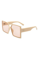 Square Flat Top Large Oversize Fashion Sunglasses