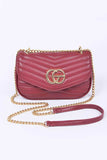 Logo Quilted Shoulder Swing Bag