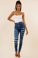 DENIM JEANS MULTI CUT