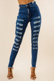 DENIM JEANS MULTI CUT