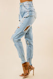 DENIM JEANS MULTI CUT