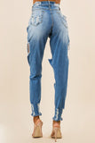 DENIM JEANS MULTI CUT