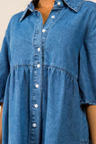 WOMEN FASHION DENIM DRESS