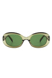 Oval Retro Clout Round Vintage Fashion Sunglasses