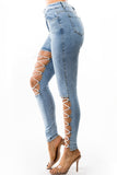 DENIM JEANS MULTI STRIP