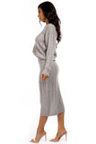 2PC SET SWEATER DRESS SUITS