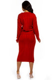 2PC SET SWEATER DRESS SUITS