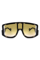 Square Oversize Shield Fashion Visor Sunglasses