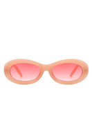 Oval Retro Narrow Small 90s Round Sunglasses