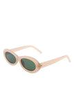 Oval Retro Narrow Small 90s Round Sunglasses