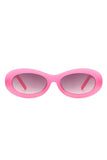 Oval Retro Narrow Small 90s Round Sunglasses