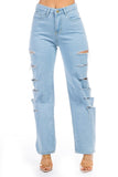 DENIM JEANS MULTI CUT