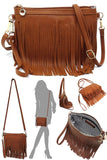 Western Fringe Clutch Cross Body Bag