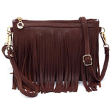 Western Fringe Clutch Cross Body Bag