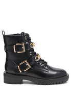 BILLY ATTA GIRL METAL CHAIN DETAIL BIKE BOOT