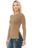 Womens Knit Long Sleeve TOP