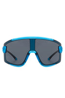 Oversize Sporty Square Chunky Shield Sunglasses