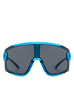 Oversize Sporty Square Chunky Shield Sunglasses