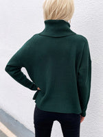 Women's Long Sleeve Mock Neck Sweater