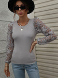 Women's Long Sleeve Round Neck Sweater