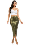 SEXY PU LEATHER LONG MAXI SKIRTS