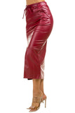 SEXY PU LEATHER LONG MAXI SKIRTS