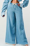 ATHINA WIDE LEG DENIM PANTS