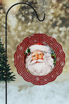 Santa Face Closeup Christmas Wind Spinner