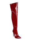 Riggle Patent Pu Stiletto Long Boots