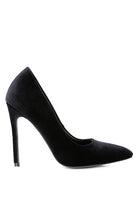 Janessa Velvet Stiletto Heel Pumps