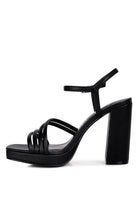 High Heel Platform Strappy Sandals