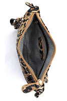 Leopard Clutch & Cross Body Bag