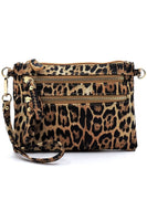 Leopard Clutch & Cross Body Bag