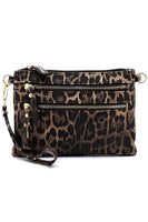 Leopard Clutch & Cross Body Bag